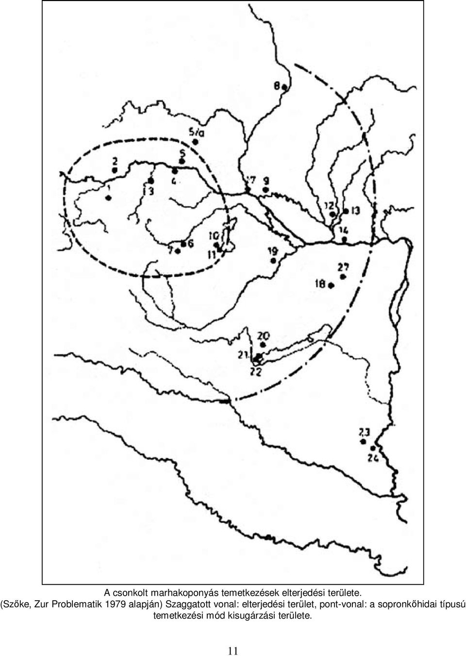 (Szıke, Zur Problematik 1979 alapján) Szaggatott