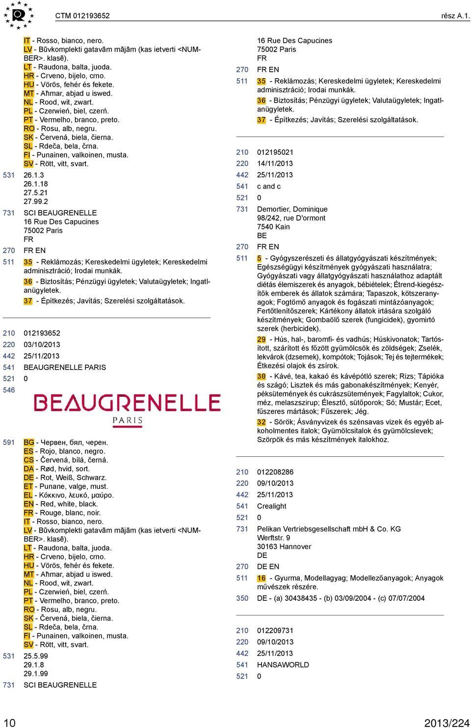 SK - Červená, biela, čierna. SL - Rdeča, bela, črna. FI - Punainen, valkoinen, musta. SV - Rött, vitt, svart. 26.1.3 26.1.18 27.5.21 27.99.