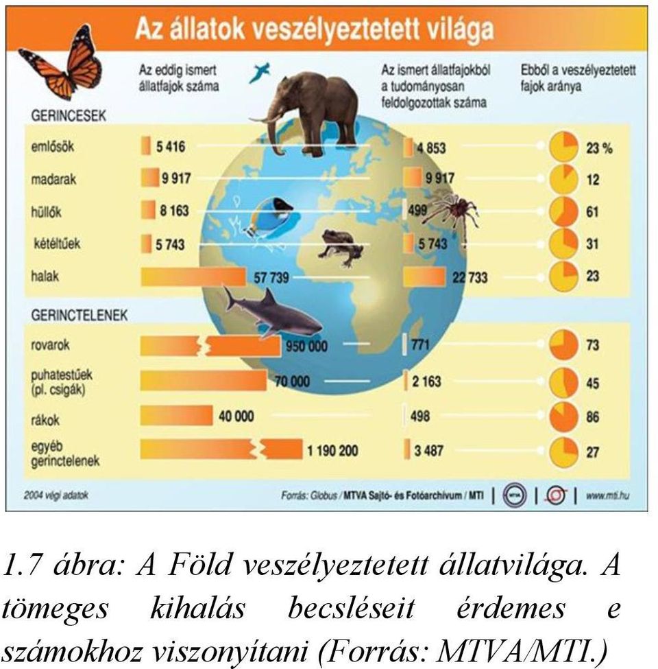 A tömeges kihalás becsléseit