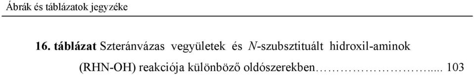 -szubsztituált hidroxil-aminok