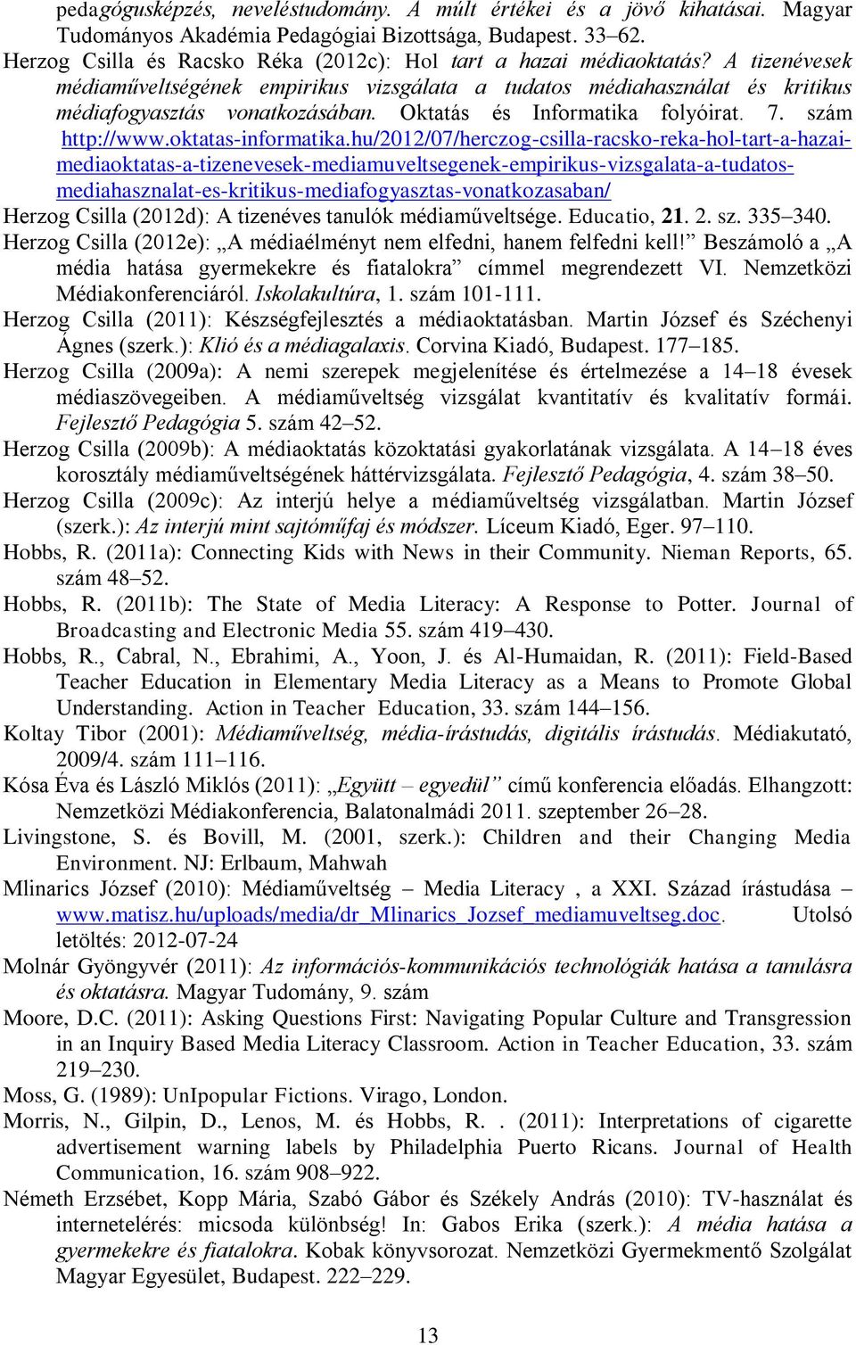 Oktatás és Informatika folyóirat. 7. szám http://www.oktatas-informatika.