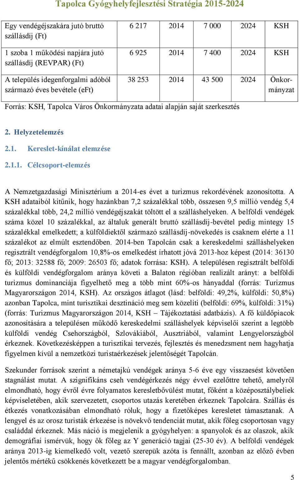 A KSH adataiból kitűnik, hogy hazánkban 7,2 százalékkal több, összesen 9,5 millió vendég 5,4 százalékkal több, 24,2 millió vendégéjszakát töltött el a szálláshelyeken.