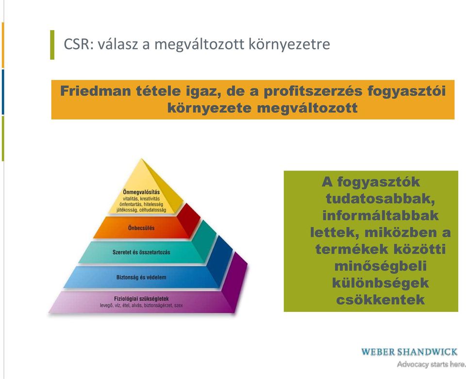 megváltozott A fogyasztók tudatosabbak, informáltabbak