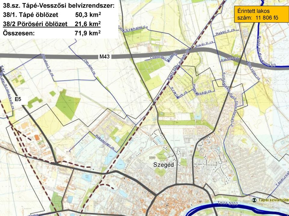 vízrendszer rekonstrukciója I. ütem 38/1.