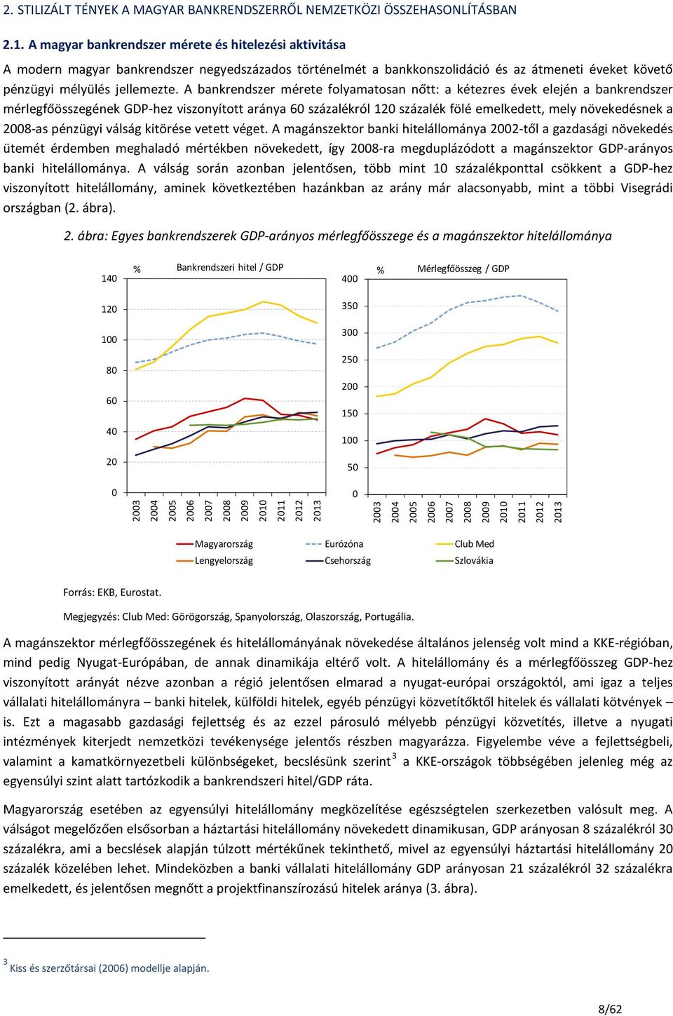 A bankrendszer mérete folyamatosan nőtt: a kétezres évek elején a bankrendszer mérlegfőösszegének GDP-hez viszonyított aránya 6 százalékról 12 százalék fölé emelkedett, mely növekedésnek a 28-as