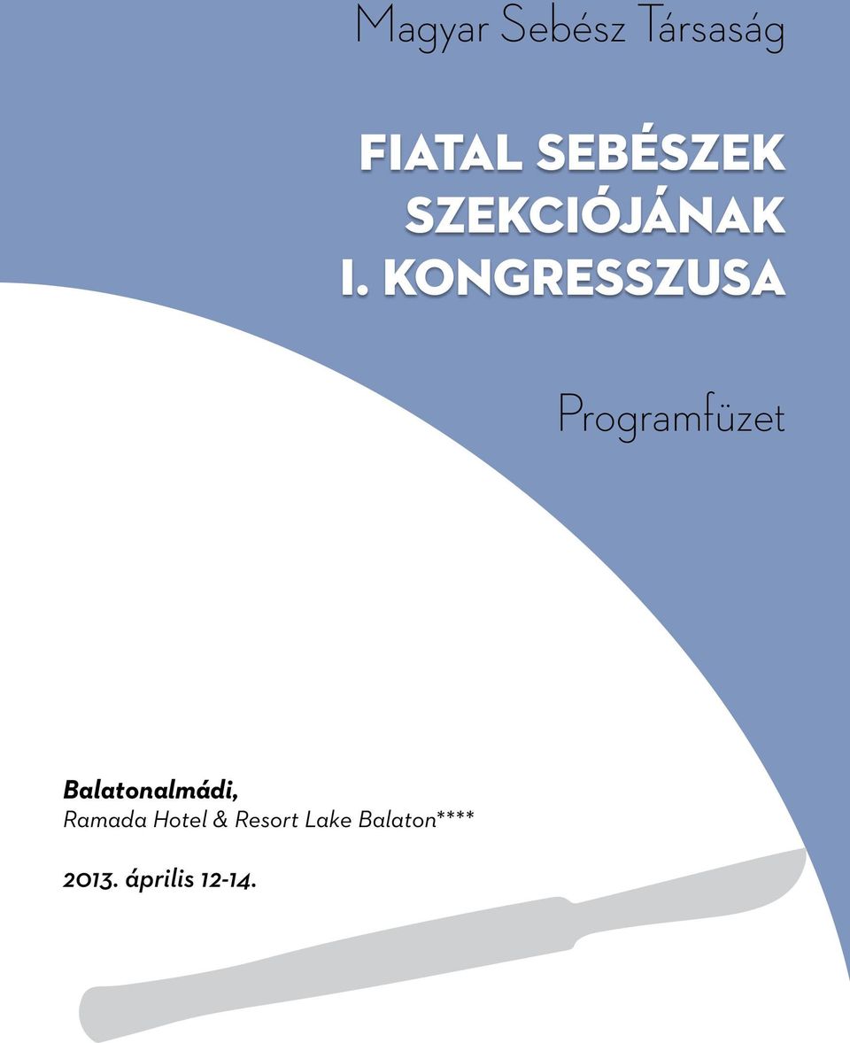 Kongresszusa Programfüzet