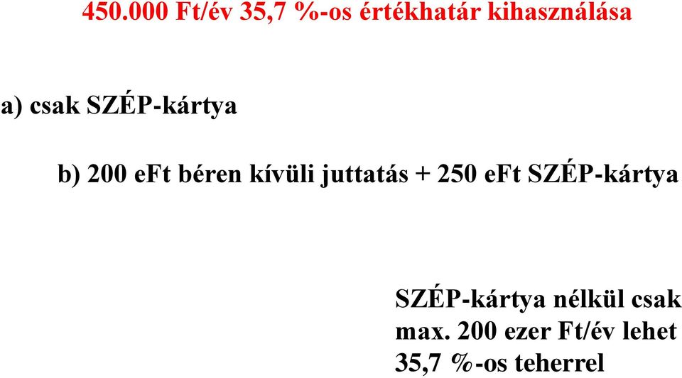 juttatás + 250 eft SZÉP-kártya SZÉP-kártya