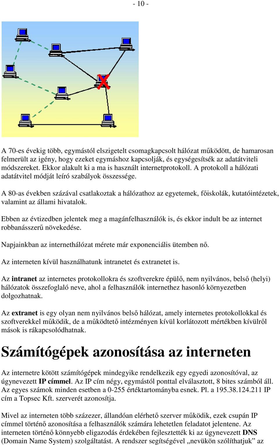 A 80-as években százával csatlakoztak a hálózathoz az egyetemek, fıiskolák, kutatóintézetek, valamint az állami hivatalok.