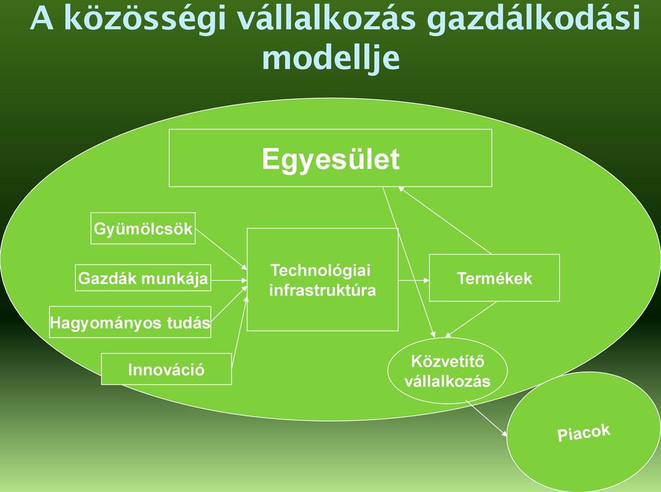 munkája Hagyományos tudás Innováció