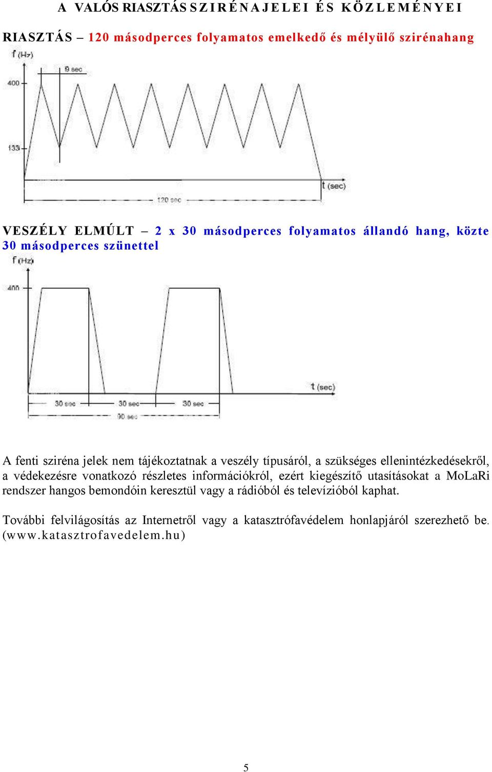 ellenintézkedésekről, a védekezésre vonatkozó részletes információkról, ezért kiegészítő utasításokat a MoLaRi rendszer hangos bemondóin keresztül vagy