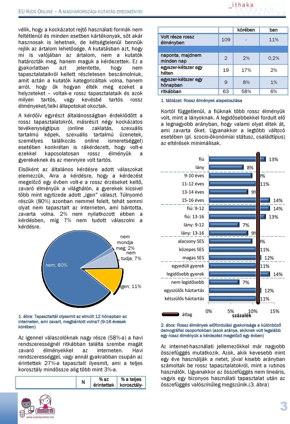 Ez a gyakorlatban azt jelentette, hogy nem tapasztalataikról kellett részletesen beszámolniuk, amit aztán a kutatók kategorizáltak volna, hanem arról, hogy ők hogyan élték meg ezeket a helyzeteket