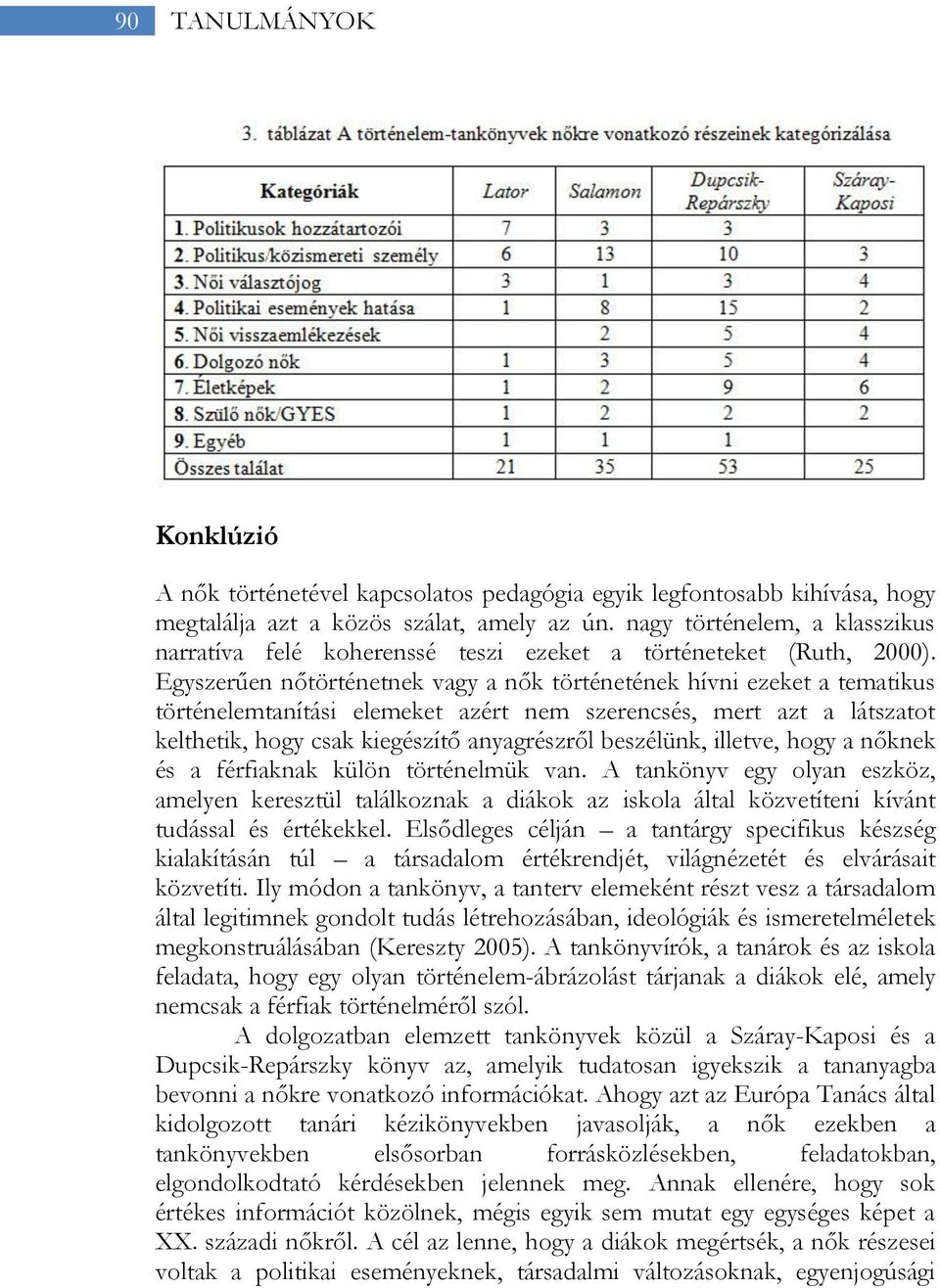 Egyszerűen nőtörténetnek vagy a nők történetének hívni ezeket a tematikus történelemtanítási elemeket azért nem szerencsés, mert azt a látszatot kelthetik, hogy csak kiegészítő anyagrészről