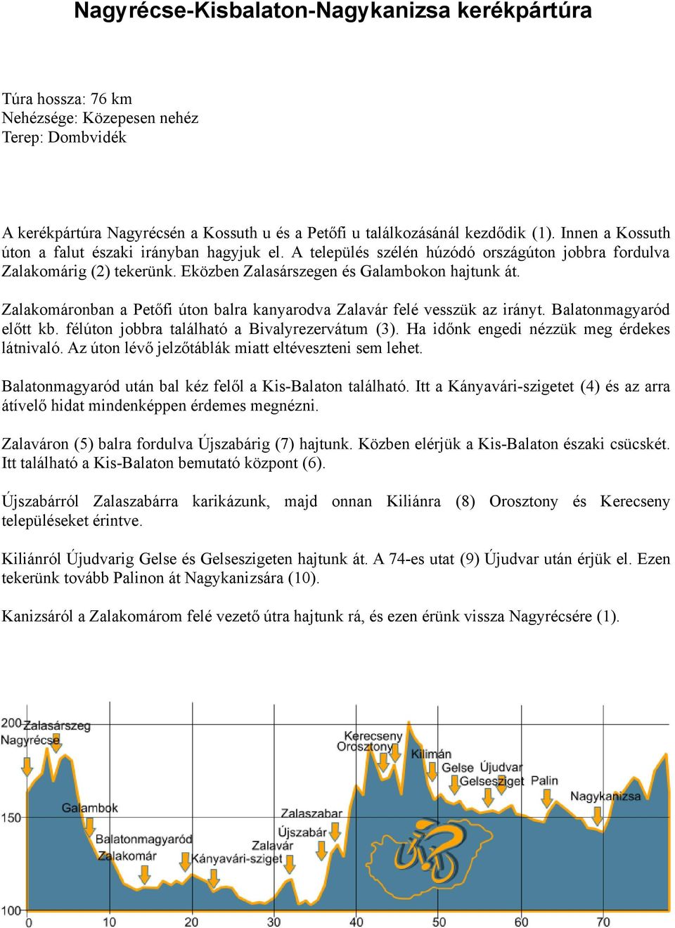 Zalakomáronban a Petőfi úton balra kanyarodva Zalavár felé vesszük az irányt. Balatonmagyaród előtt kb. félúton jobbra található a Bivalyrezervátum (3). Ha időnk engedi nézzük meg érdekes látnivaló.