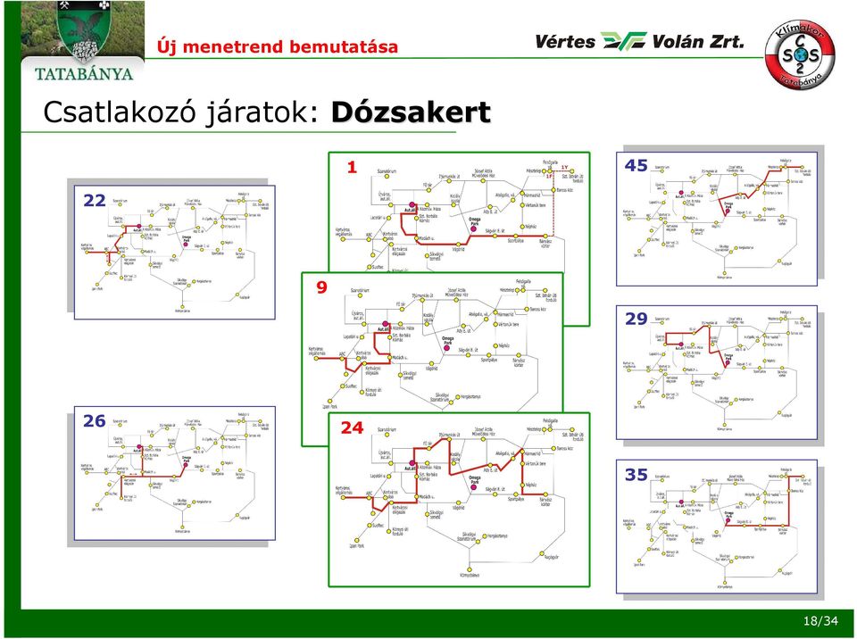 Csatlakozó járatok: