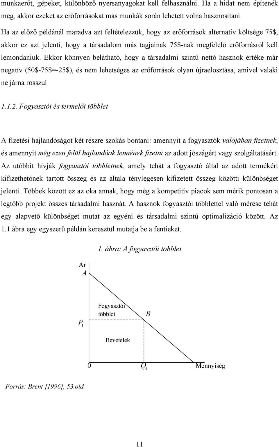 Ekkor könnyen belátható, hogy a társadalmi szintű nettó hasznok értéke már negatív (50$-75$=-25