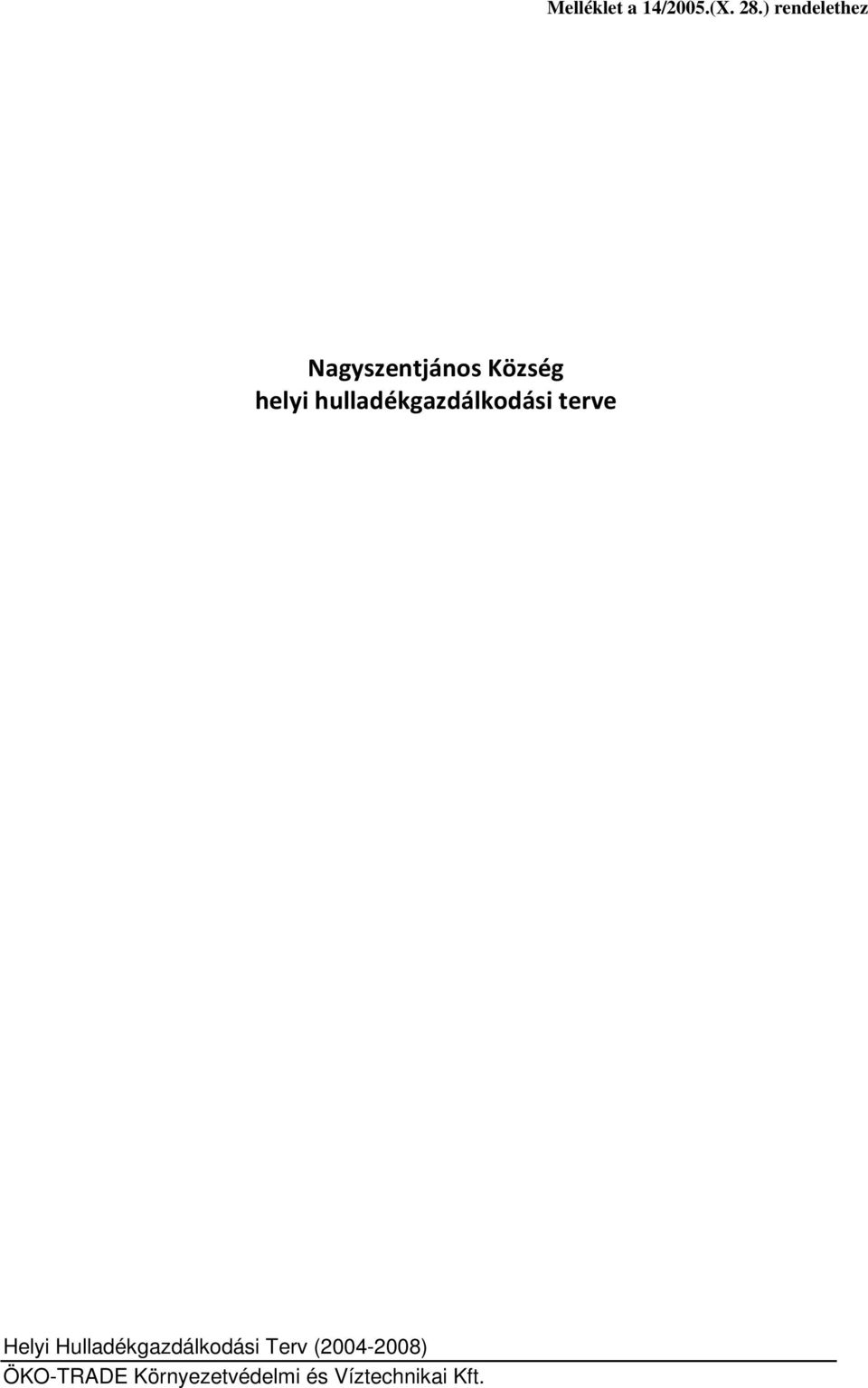 Nagyszentjános Község
