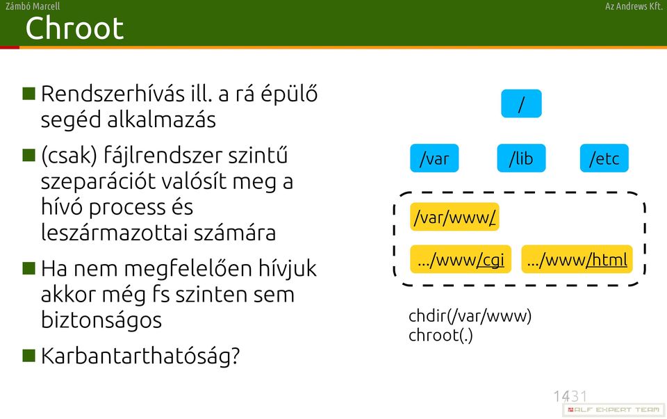 meg a hívó process és leszármazottai számára Ha nem megfelelően hívjuk akkor