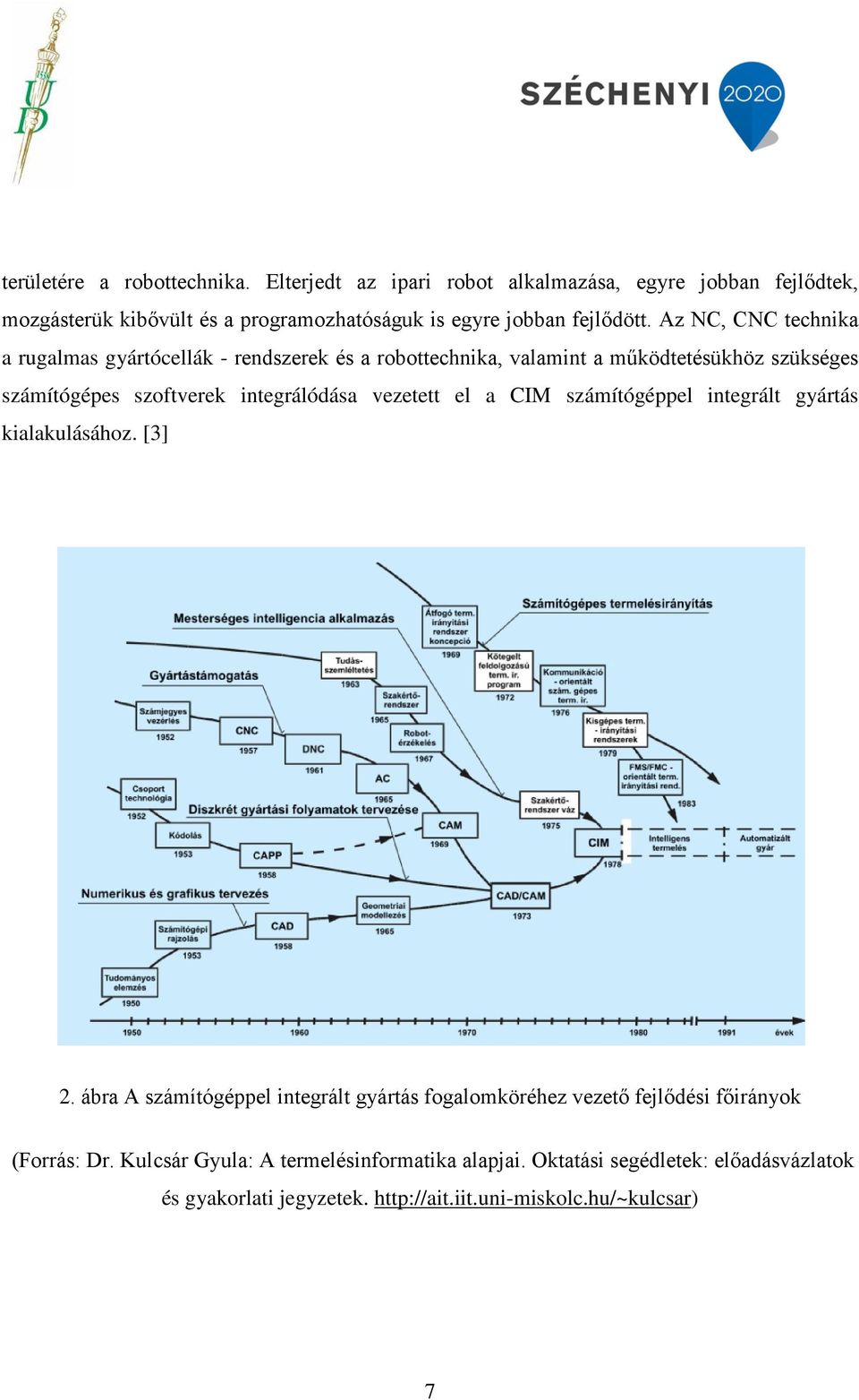 Az NC, CNC technika a rugalmas gyártócellák - rendszerek és a robottechnika, valamint a működtetésükhöz szükséges számítógépes szoftverek integrálódása