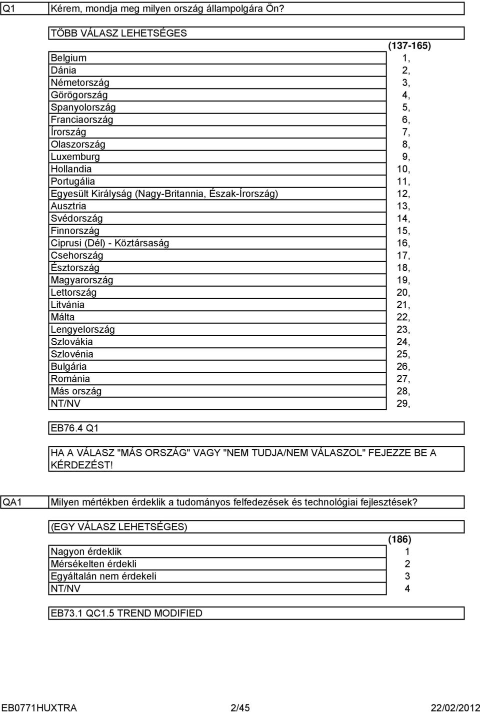 Ausztria Svédország Finnország Ciprusi (Dél) - Köztársaság Csehország Észtország Magyarország Lettország Litvánia Málta Lengyelország Szlovákia Szlovénia Bulgária Románia Más ország (7-65),,,, 6,