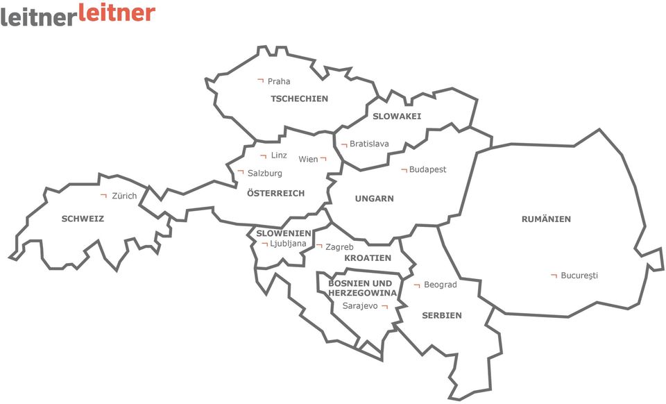 SCHWEIZ RUMÄNIEN SLOWENIEN Ljubljana Zagreb