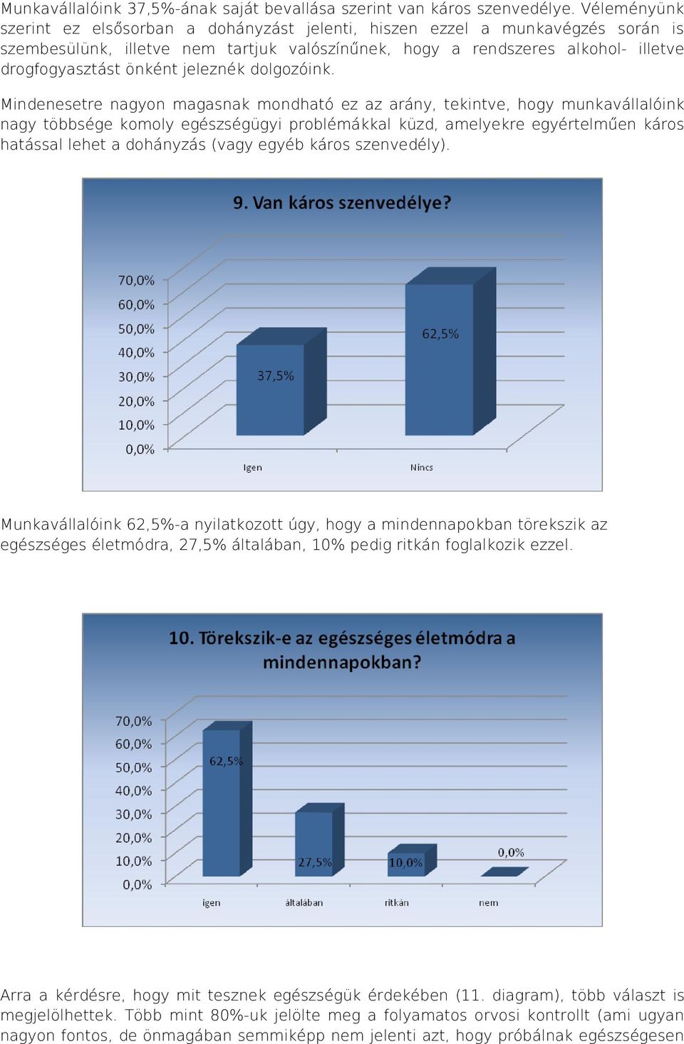 jeleznék dolgozóink.