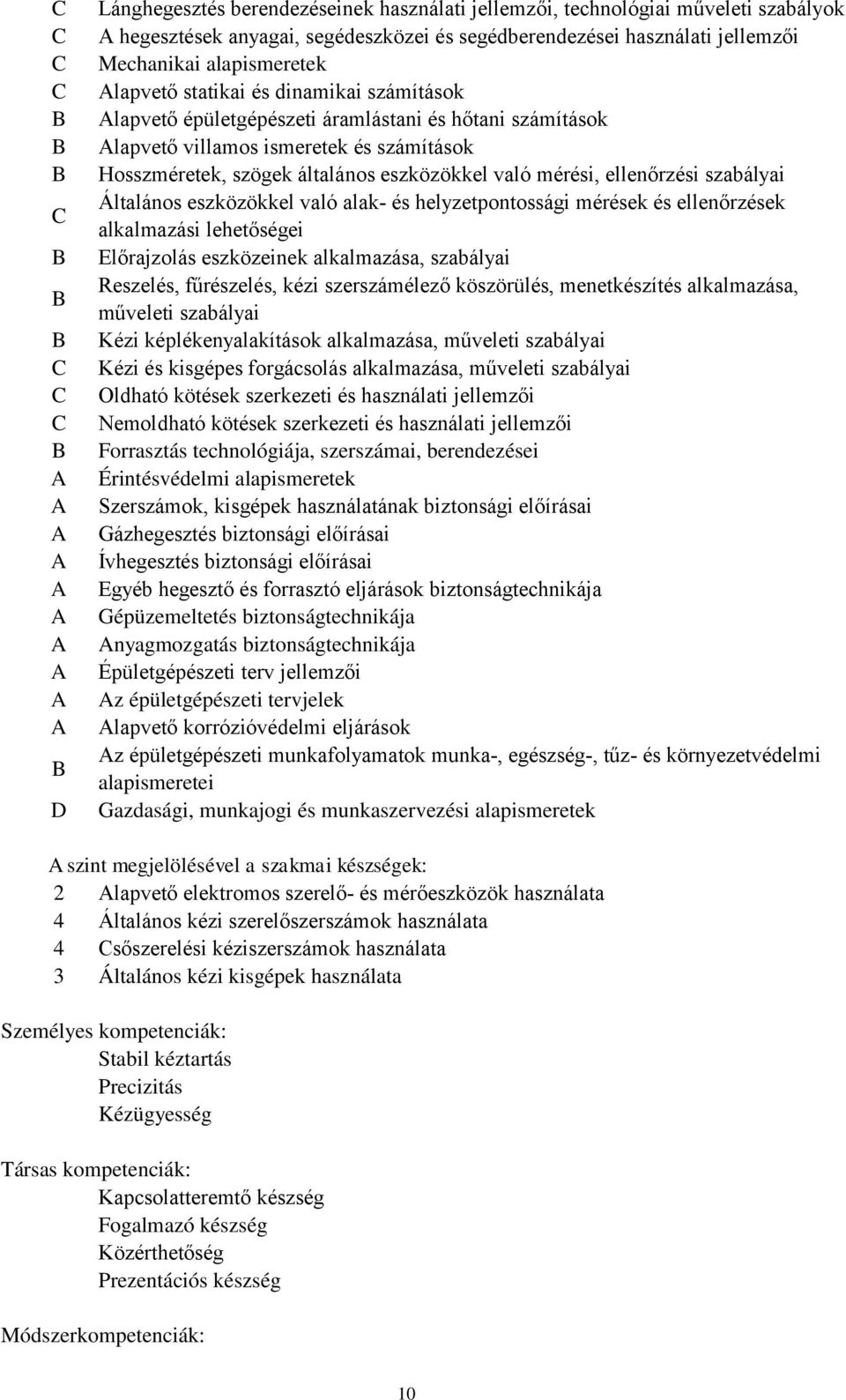 Hosszméretek, szögek általános eszközökkel való mérési, ellenőrzési szabályai Általános eszközökkel való alak- és helyzetpontossági mérések és ellenőrzések alkalmazási lehetőségei Előrajzolás