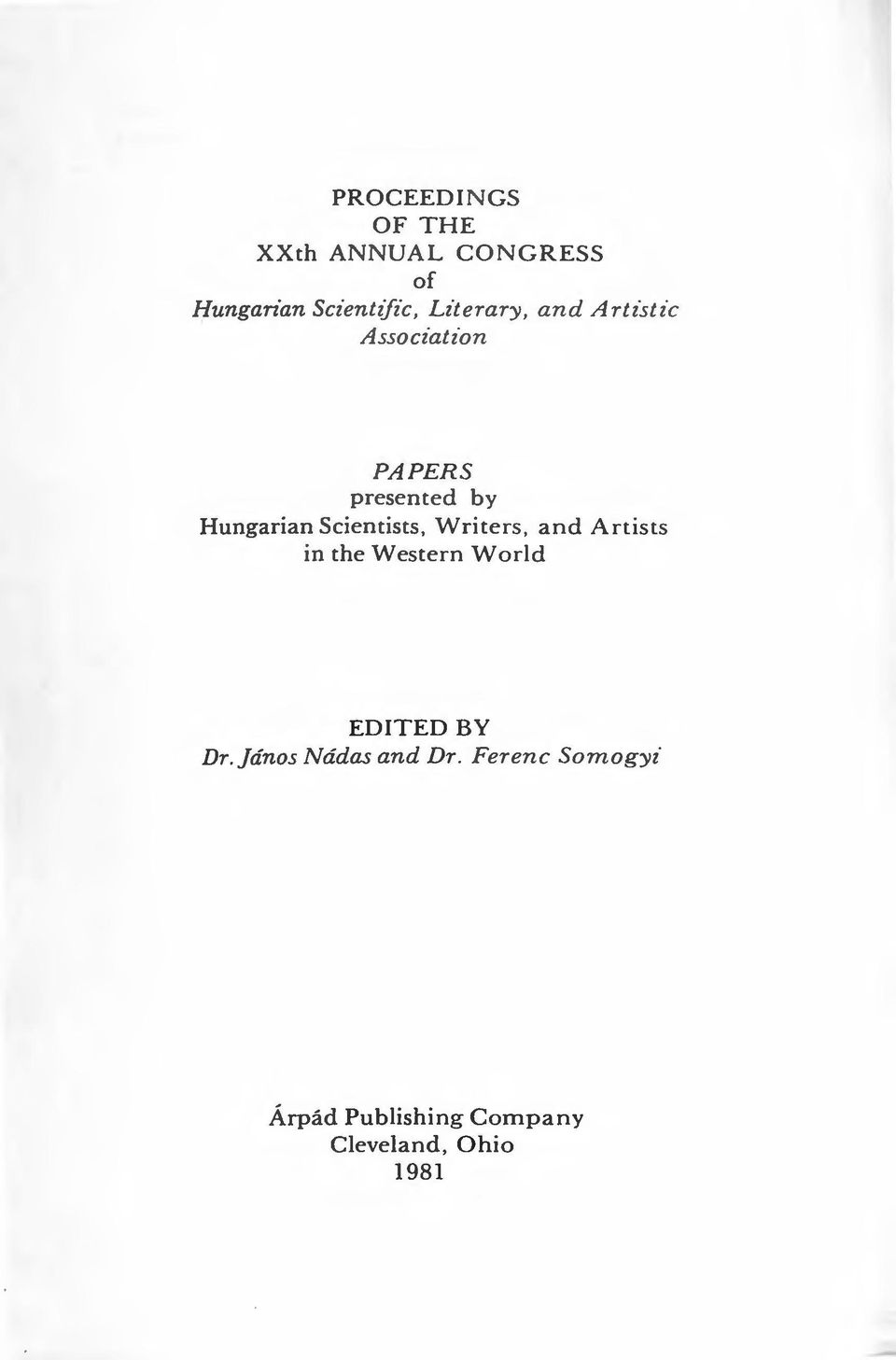 Scientists, Writers, and Artists in the Western World EDITED BY Dr.