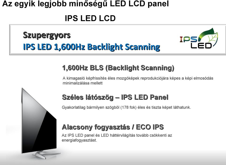 minimalizálása mellett Széles látószög IPS LED Panel Gyakorlatilag bármilyen szögből (178 fok) éles és tiszta