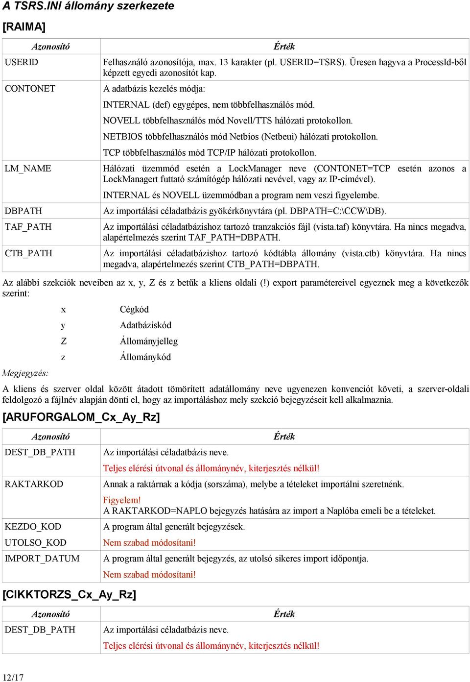 NETBIOS többfelhasználós mód Netbios (Netbeui) hálózati protokollon. TCP többfelhasználós mód TCP/IP hálózati protokollon.