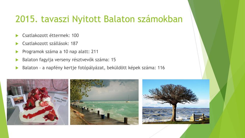 10 nap alatt: 211 Balaton fagyija verseny résztvevők száma: