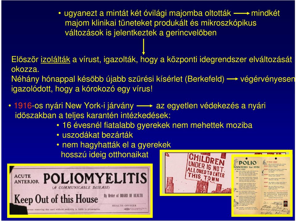 Néhány hónappal később újabb szűrési kísérlet (Berkefeld) végérvényesen igazolódott, hogy a kórokozó egy vírus!