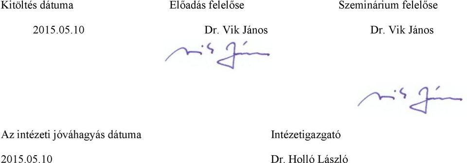 Vik János Dr.