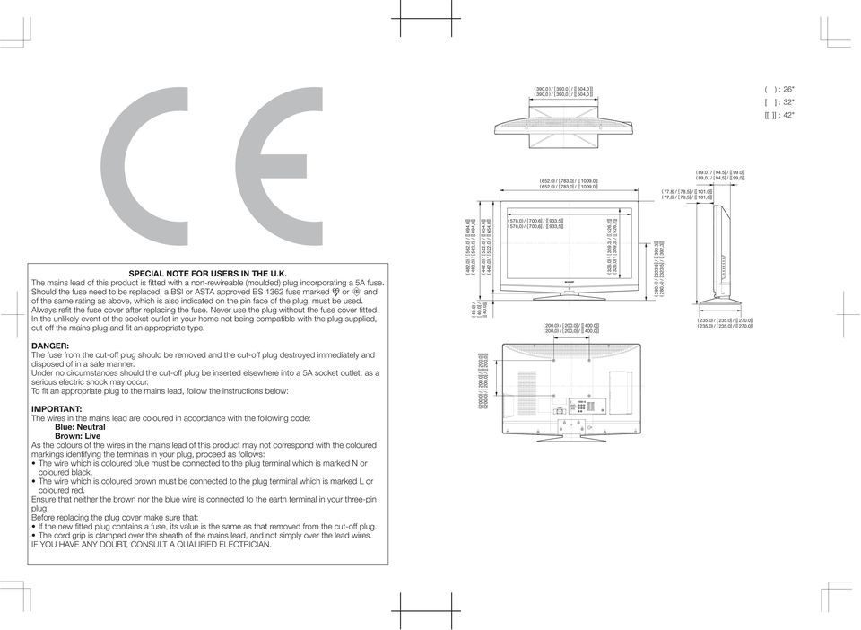 The mains lead of this product is fitted with a non-rewireable (moulded) plug incorporating a 5A fuse.