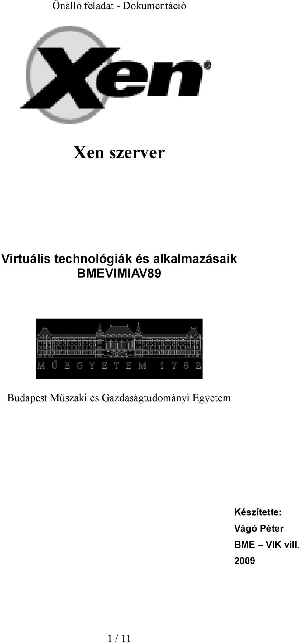 BMEVIMIAV89 Budapest Műszaki és