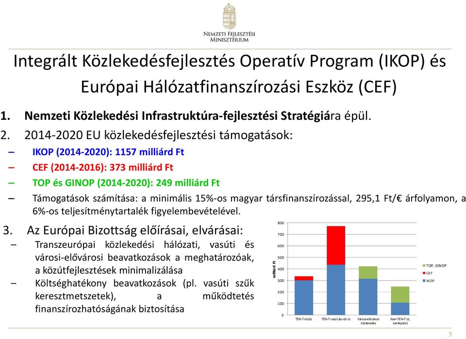 minimális 15%-os magyar társfinanszírozással, 295,1 Ft/ árfolyamon, a 6%-os teljesítménytartalék figyelembevételével. 3.