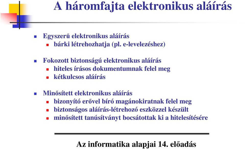 kétkulcsos aláírás Minsített elektronikus aláírás bizonyító ervel bíró magánokiratnak felel meg