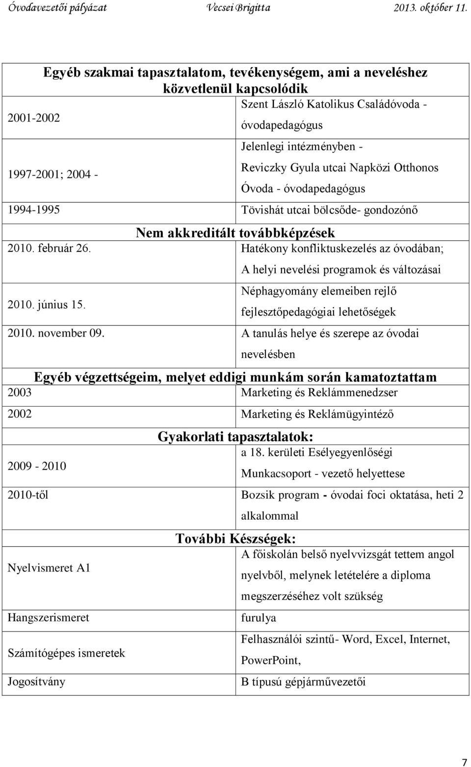 június 15. A helyi nevelési programok és változásai Néphagyomány elemeiben rejlő fejlesztőpedagógiai lehetőségek 2010. november 09.