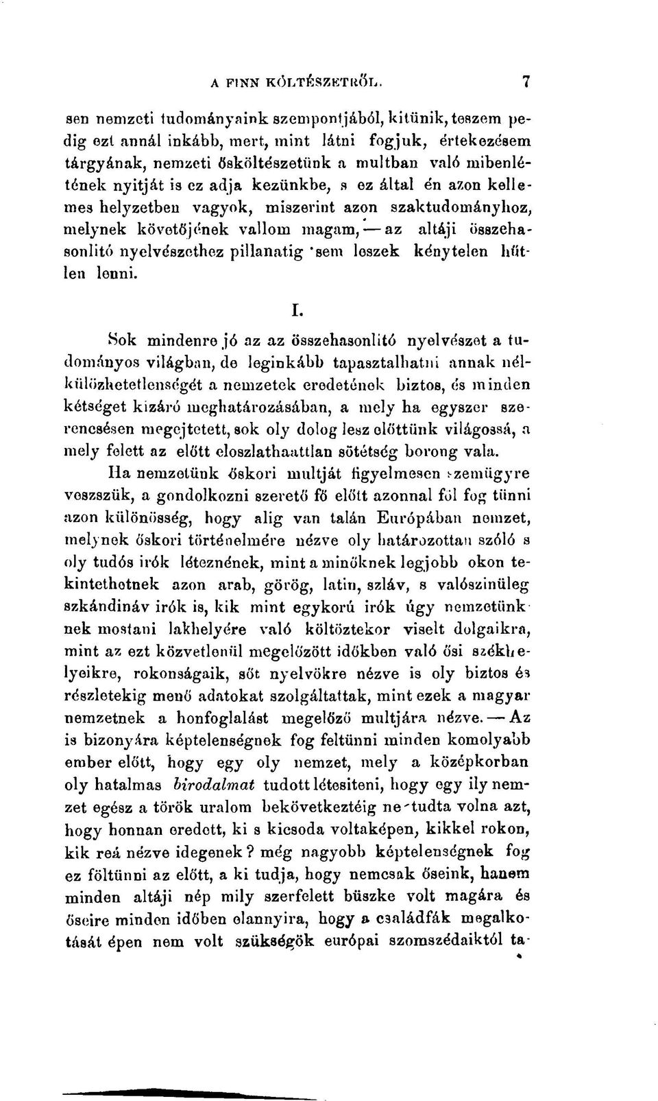 pillanatig sem leszek kénytelen hűtlen lenni. I.