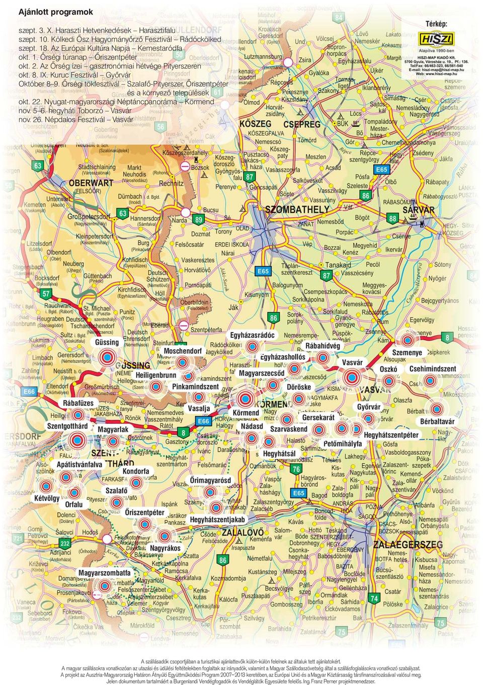 Nyugat-magyarországi Néptáncpanoráma Körmend nov. 5 6. hegyháti Toborzó Vasvár nov. 26.