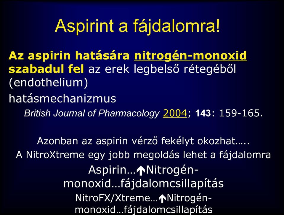 hatásmechanizmus British Journal of Pharmacology 2004; 143: 159-165.