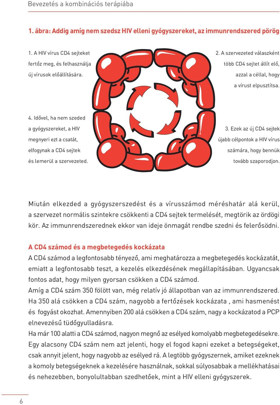 Idôvel, ha nem szeded a gyógysze reket, a HIV megnyeri ezt a csatát, elfogynak a CD4 sejtek és lemerül a szervezeted. 3.