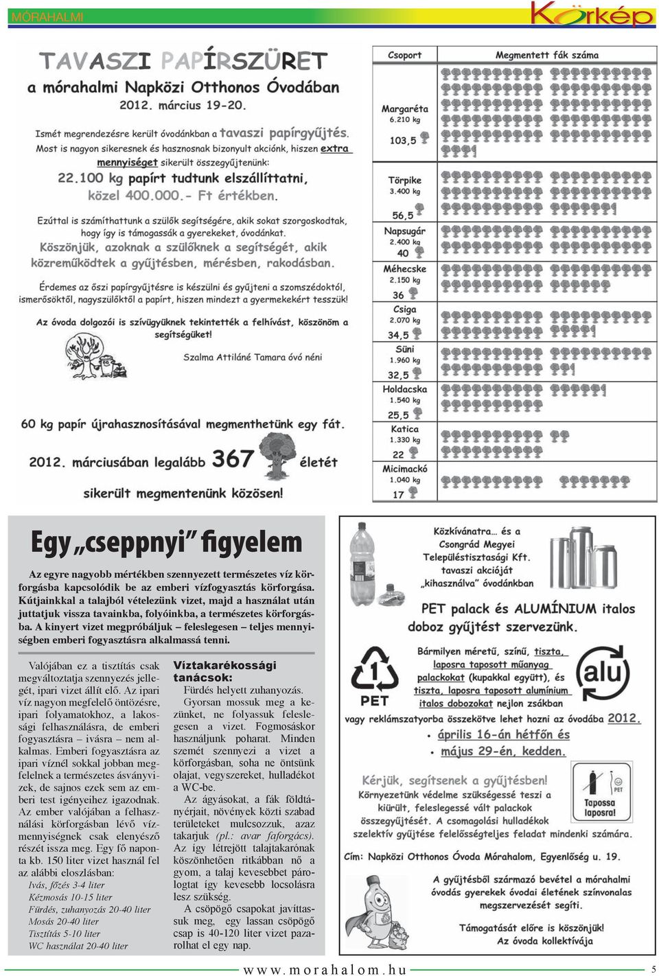 A kinyert vizet megpróbáljuk feleslegesen teljes mennyiségben emberi fogyasztásra alkalmassá tenni. Valójában ez a tisztítás csak megváltoztatja szennyezés jellegét, ipari vizet állít elő.