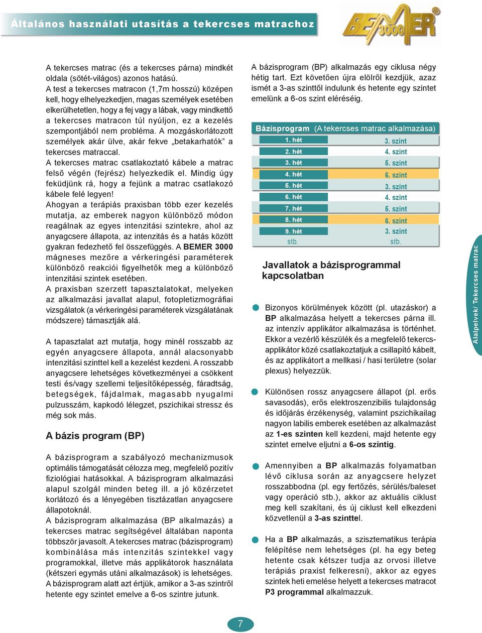 kezelés szempontjából nem probléma. A mozgáskorlátozott személyek akár ülve, akár fekve betakarhatók a tekercses matraccal.