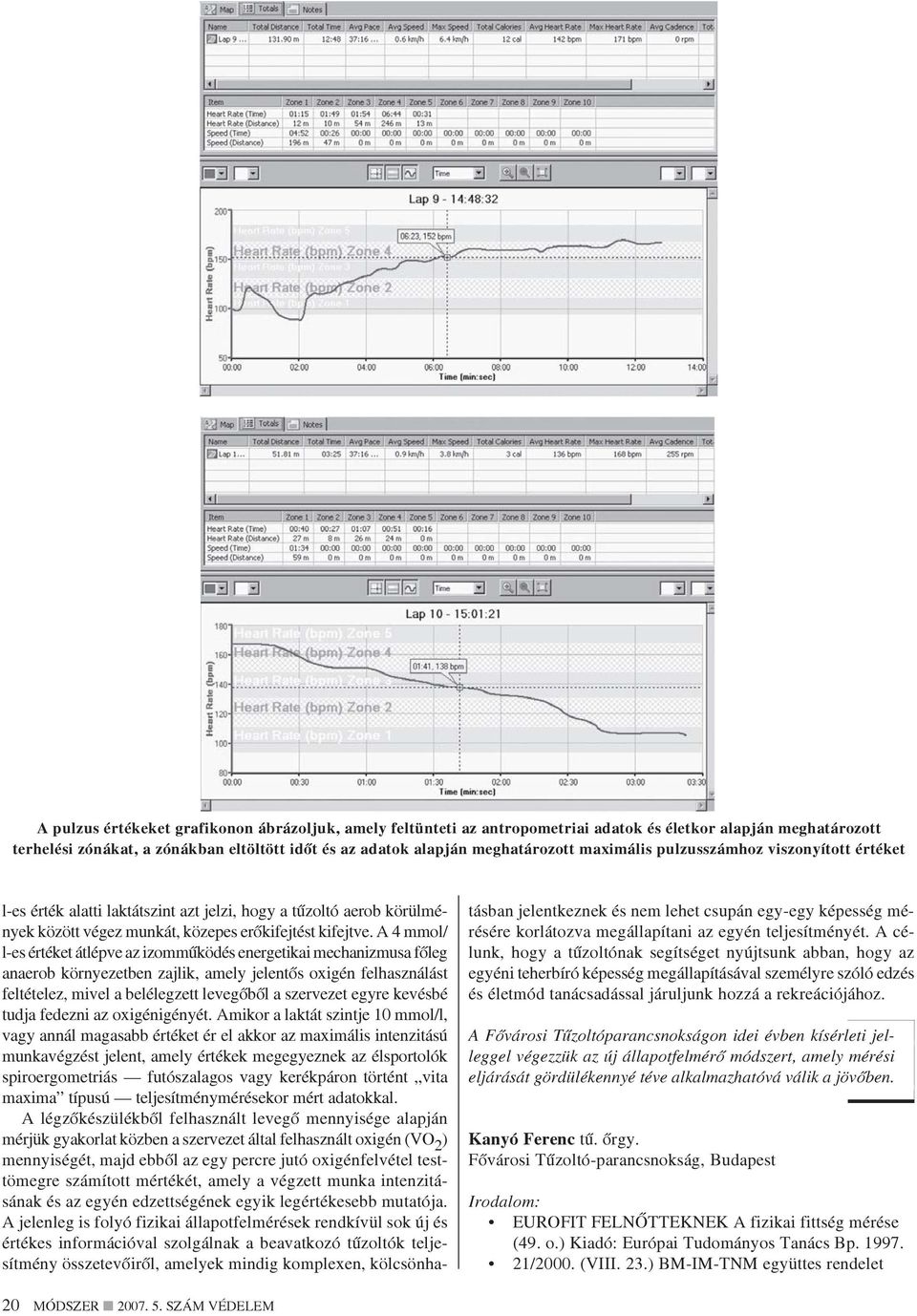 A 4 mmol/ l-es értéket átlépve az izommûködés energetikai mechanizmusa fõleg anaerob környezetben zajlik, amely jelentõs oxigén felhasználást feltételez, mivel a belélegzett levegõbõl a szervezet