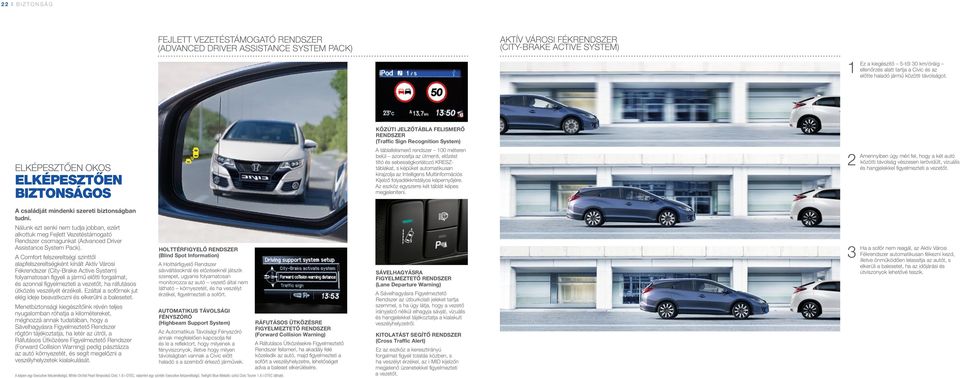 Nálunk ezt senki nem tudja jobban, ezért alkottuk meg Fejlett Vezetéstámogató Rendszer csomagunkat (Advanced Driver Assistance System Pack).