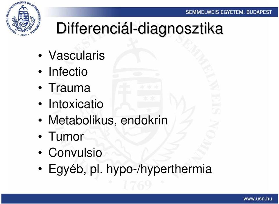 Intoxicatio Metabolikus,