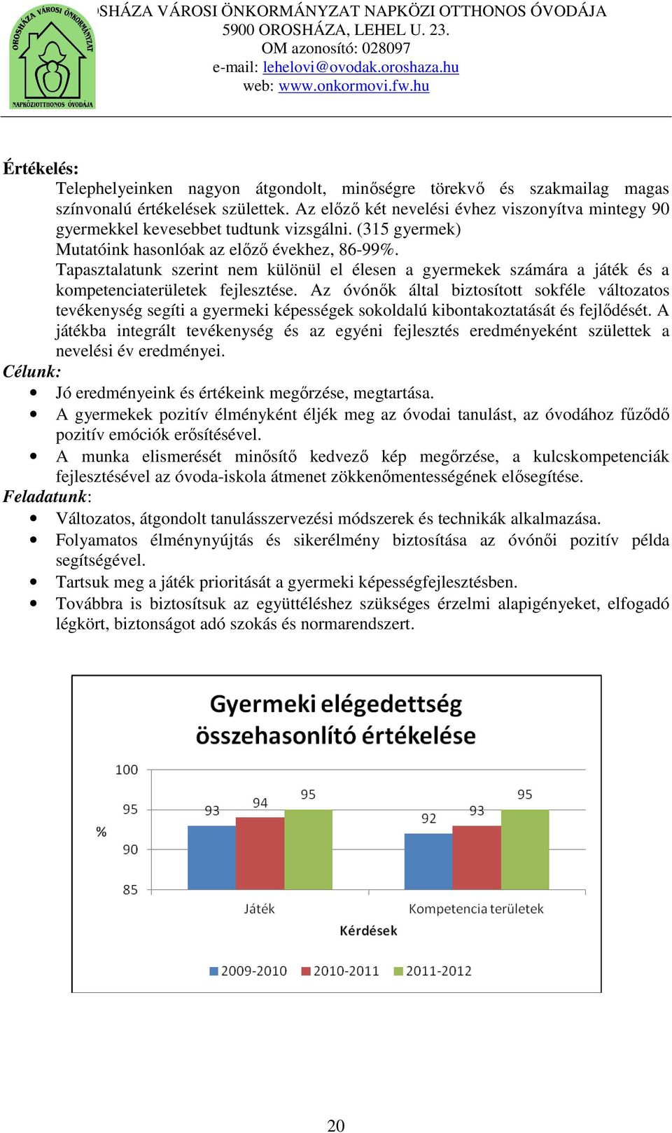 Tapasztalatunk szerint nem különül el élesen a gyermekek számára a játék és a kompetenciaterületek fejlesztése.