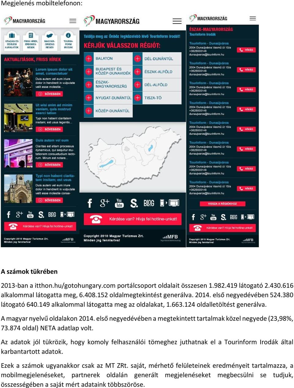 első negyedévében a megtekintett tartalmak közel negyede (23,98%, 73.874 oldal) NETA adatlap volt.