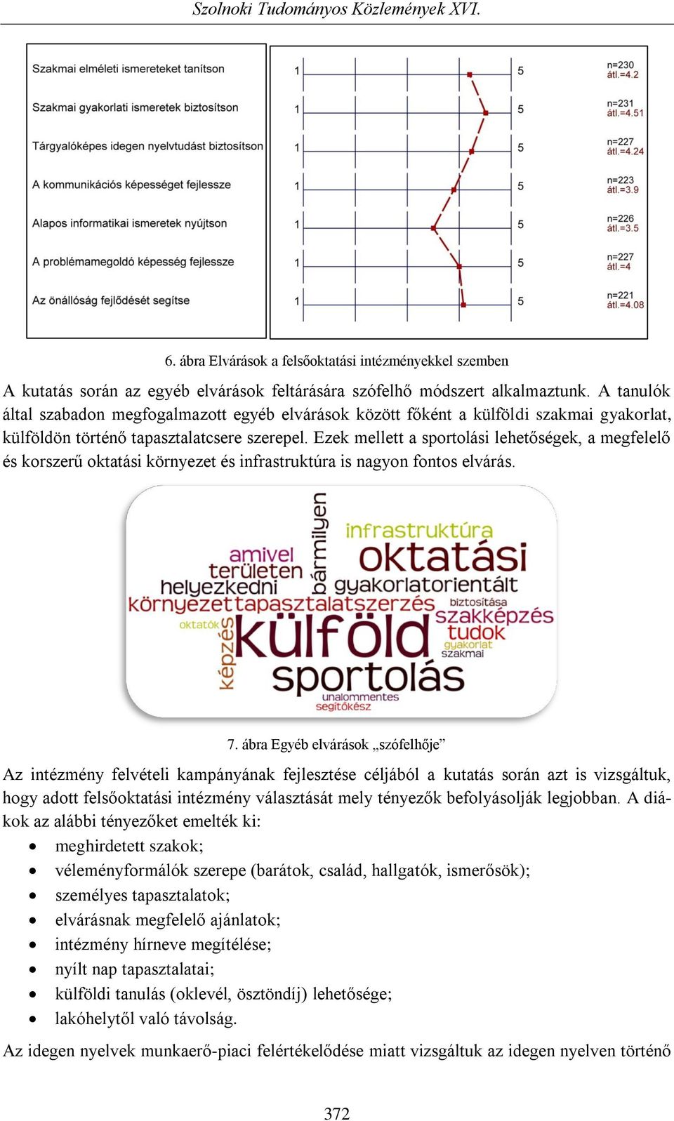 Ezek mellett a sportolási lehetőségek, a megfelelő és korszerű oktatási környezet és infrastruktúra is nagyon fontos elvárás. 7.