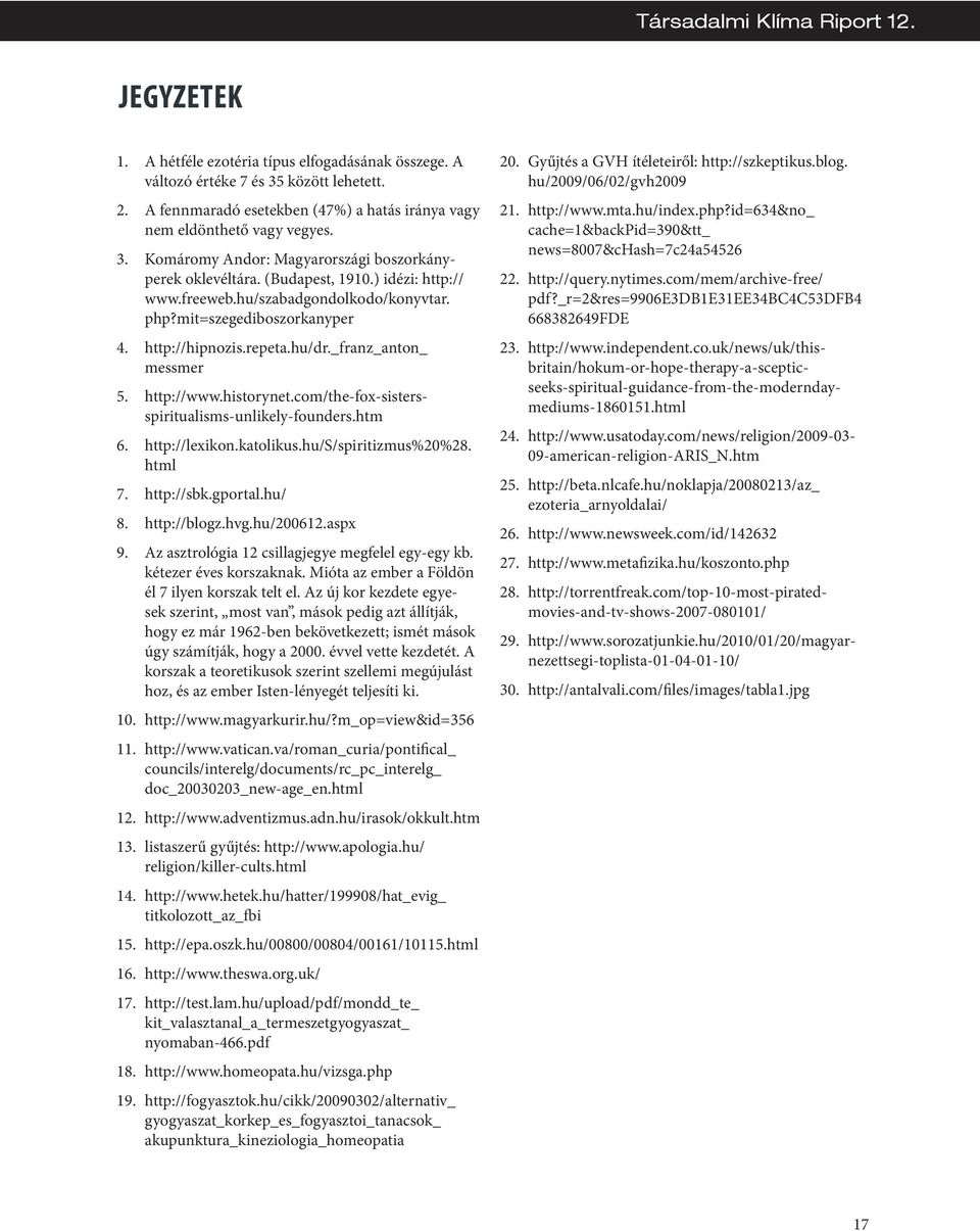 com/the-fox-sistersspiritualisms-unlikely-founders.htm 6. http://lexikon.katolikus.hu/s/spiritizmus%20%28. html 7. http://sbk.gportal.hu/ 8. http://blogz.hvg.hu/200612.aspx 9.